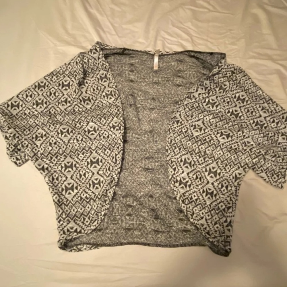 Open 3/4 sleeve Cardigan